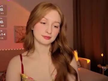 betty_twilight — GOAL: Take off TOP! [318 tokens remaining] Just a kitty meowing for attention hihi :3 put a sticket where you would kiss me 31tk!  #18 #shy #redhead #skinny #teen