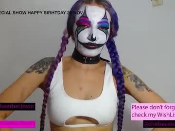 eloise_brown_ — I'm your BDSM Clown Girl/GOAL: DOUBLE PENETRATION NEW TOYS  #goth #bdsm #cosplay #slave #dirty [8000 tokens remaining]