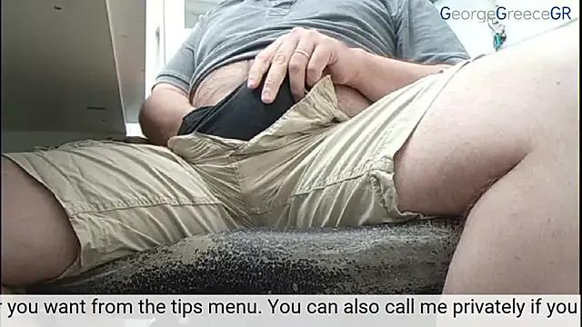 GeorgeGreeceGR — Ejaculation in bondage.