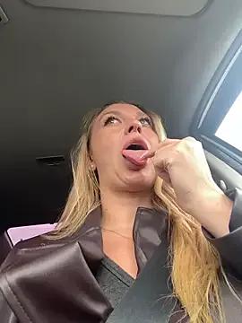 StripChat Sweet___Emily is Freechat Sweet___Emily — Pussy creaming in panties in bar